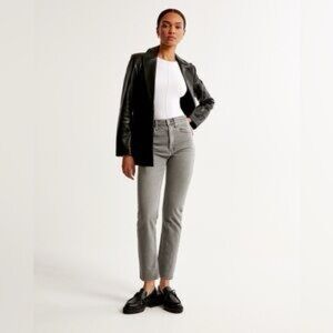 Abercrombie & Fitch The Ankle Straight Ultra High Rise Curve Love jeans